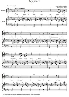 My peace - SATB