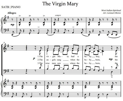 The Virgin Mary - SATB
