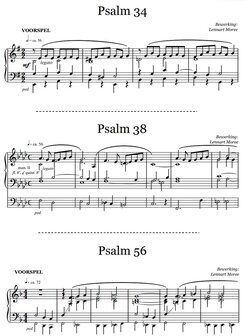 Korte psalmvoorspelen in romantische stijl - deel 6