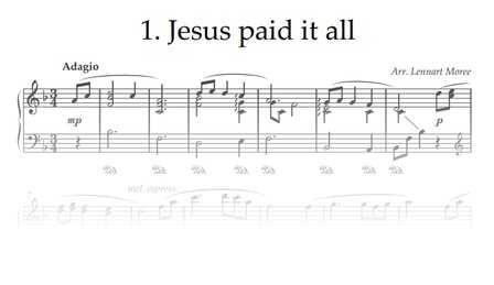 Jesus Paid It All - Piano | PDF