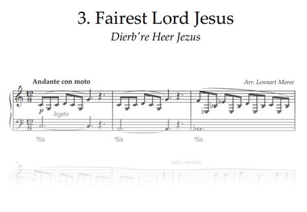 Fairest Lord Jesus - Piano | PDF