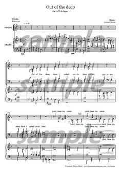 Out of the Deep - SATB