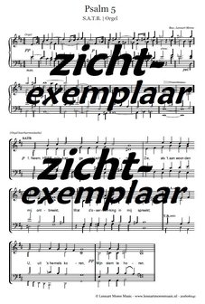 Psalm 5 - SATB