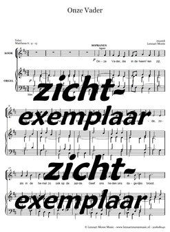 Onze Vader - SATB