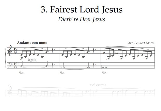 Fairest Lord Jesus - Piano | PDF