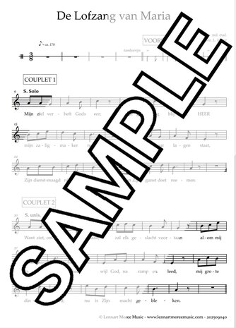 Lofzang van Maria - SATB