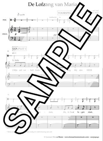 Lofzang van Maria - SATB