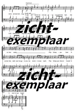 Uw Licht Is Doorgebroken - SATB