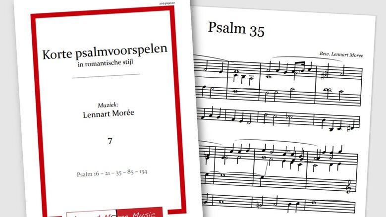 NIEUW: Korte psalmvoorspelen in Romantische Stijl - Deel 7